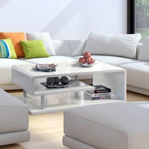 Geometric High Gloss Coffee Table